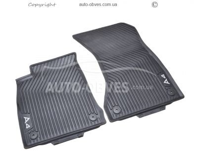 Floor mats original Audi A4 B9 2015-... - type: front 2pcs фото 0