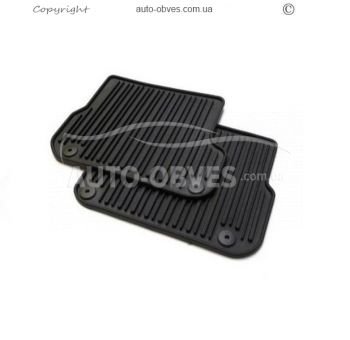 Floor mats original Audi A6 2004-2011, rubber - type: rear 2pcs фото 0