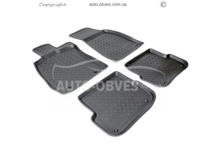 Floor mats Audi A6 4F, C6 2004-2011 - type: set, model фото 0