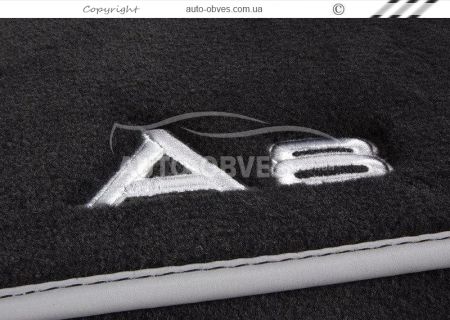 Килимки оригінальні Audi A8 2010-2017 - тип: передні 2шт, велюрові фото 1