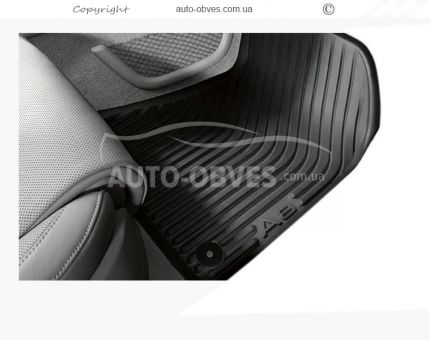 Коврики оригинальные Audi A8 2010-2017 - тип: передние 2шт фото 0