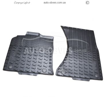 Floor mats original Audi Q5 2008-2016 rubber - type: front 2pcs фото 0