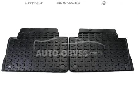 Floor mats original Audi Q7 2007-2015 - type: rear kt 2pcs фото 0