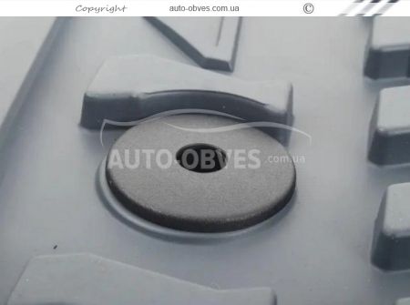 Килимки оригінальні Audi Q7 2007-2015 - тип: передні 2шт, сірі фото 1