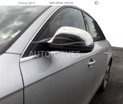 Covers for mirrors Audi A3 2008-2010 - steel photo 3