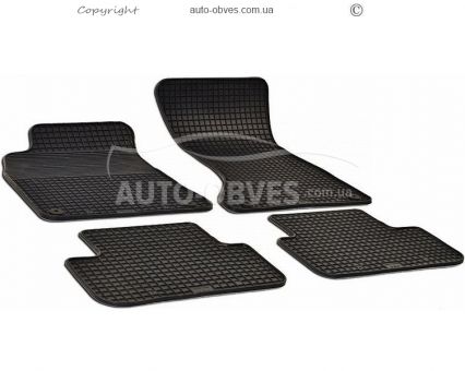 Floor mats rubber Audi A4 2007-2015, 4 pcs фото 0