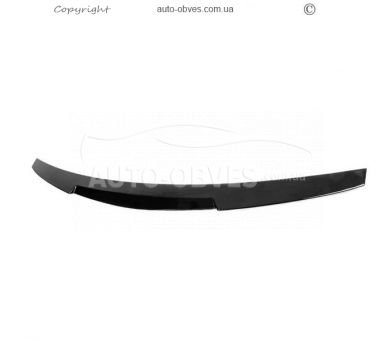 Спойлер заднього скла Audi A4 B8 2007-2015 - type: abs, чорний глянець фото 0
