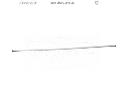 Chrome bar above number plate Audi A4 B6 2000-2004 photo 1