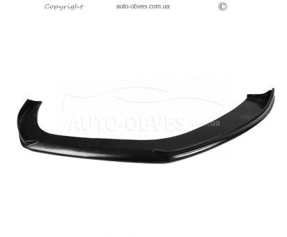 Передня накладка Audi A4 B8 2011-2015 - type: lip чорний глянець фото 0