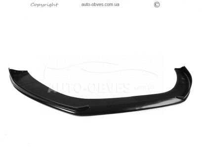 Передня накладка Audi A4 B8 2011-2015 - type: lip чорний глянець фото 1