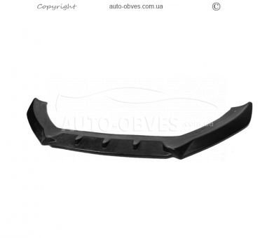 Cover on the front bumper Audi A5 2007-2015 - type: lip photo 0