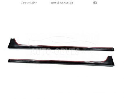 Бокові пороги Audi A6 C7 2011-2014 - type: RS style фото 1