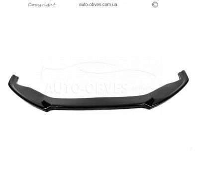 Передня накладка Audi A6 C7 2011-2016 - type: v2 lip чорний глянець фото 3