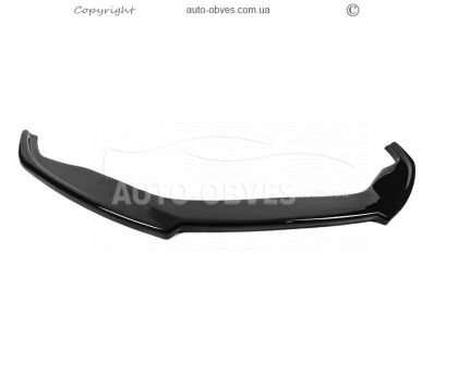 Передня накладка Audi A6 C7 2011-2016 - type: v2 lip чорний глянець фото 1