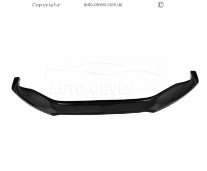 Передня накладка Audi A6 C7 2011-2016 - type: v2 lip чорний глянець фото 2