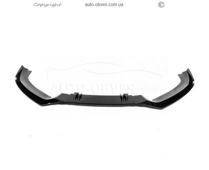 Front Lip Audi A7 2010-2014 - type: RS style black gloss фото 3