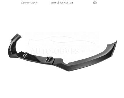 Передня Lip накладка Audi A7 2010-2014 - type: RS style під карбон фото 0