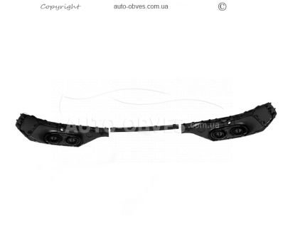 Rear diffuser Audi Q5 2020-2024 - type: with black nozzles photo 1