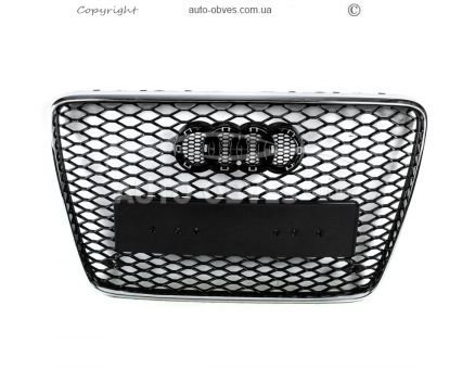 Front grille Audi Q7 - type: RSQ style gray with chrome photo 1