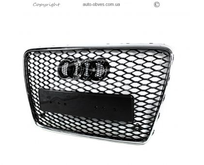 Front grille Audi Q7 - type: RSQ style gray with chrome photo 0