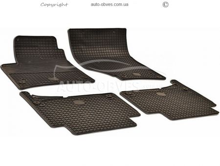 Floor mats rubber Audi Q7 2005-2014, 4 pcs фото 0