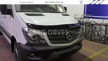 Дефлектор капоту Mercedes Sprinter 2013-2018 - тип: v2 фото 3