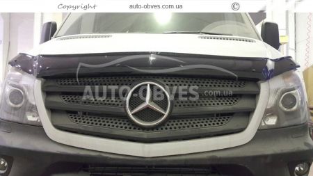 Дефлектор капоту Mercedes Sprinter 2013-2018 - тип: v2 фото 5