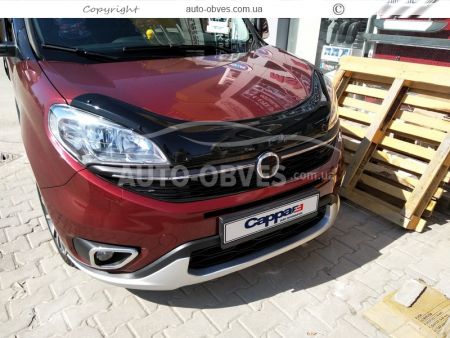 Hood deflector flyswatter Fiat Doblo 2015-… - type: turkey фото 7