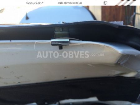 Дефлектор капота мухобойка Fiat Doblo 2005-2012 - тип: турция фото 6