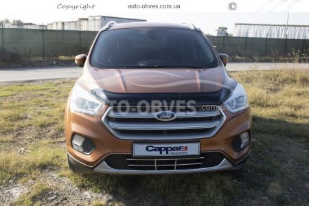 Дефлектор капота мухобойка Ford Escape 2017-2020 - тип: турция фото 8