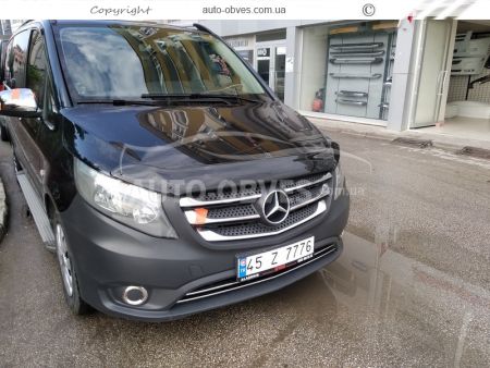 Дефлектор капота мухобойка Mercedes Vito, V-class 447 2014-... - тип: турция фото 5