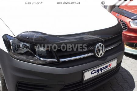 Дефлектор капота мухобойка Volkswagen Caddy 2015-2020 - тип: турция фото 4