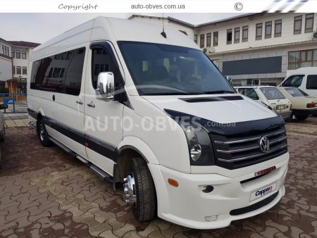 Дефлектор капота мухобойка Volkswagen Crafter 2006-2011 - тип: турция фото 5