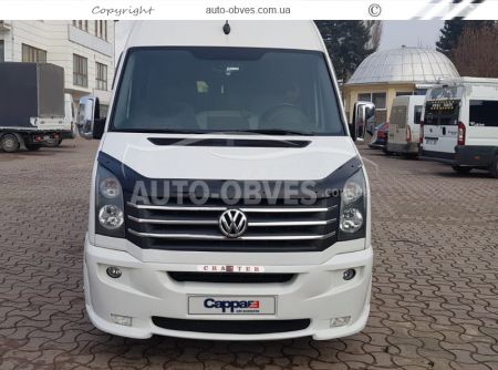 Дефлектор капота мухобойка Volkswagen Crafter 2006-2011 - тип: турция фото 6