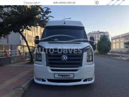 Дефлектор капота мухобойка Volkswagen Crafter 2006-2011 - тип: турция фото 7