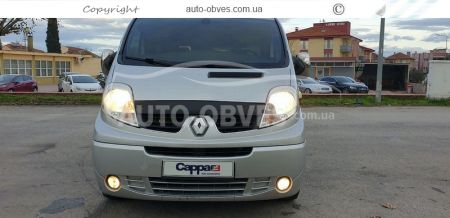 Дефлектор капота мухобойка Opel Vivaro 2001-2014 - тип: турция фото 5