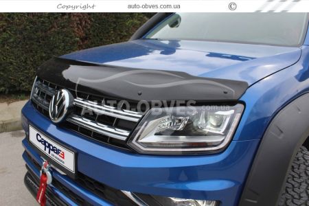 Дефлектор капота мухобойка Volkswagen Amarok 2011-2016 - тип: турция фото 5