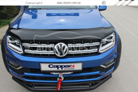 Hood deflector flyswatter Volkswagen Amarok 2016-... - type: turkey фото 5