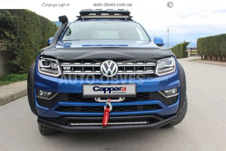 Дефлектор капоту Volkswagen Amarok 2016-... фото 6