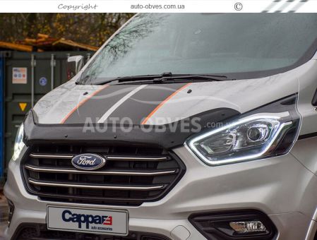 Дефлектор капоту Ford Custom 2017-... фото 3