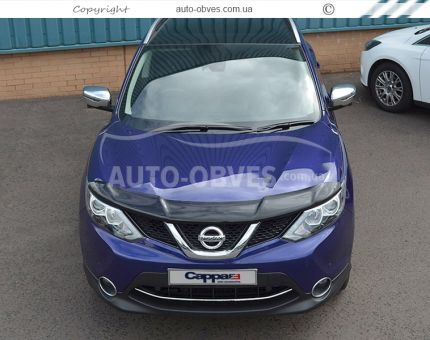 Дефлектор капоту Nissan Qashqai 2014-2017 фото 5