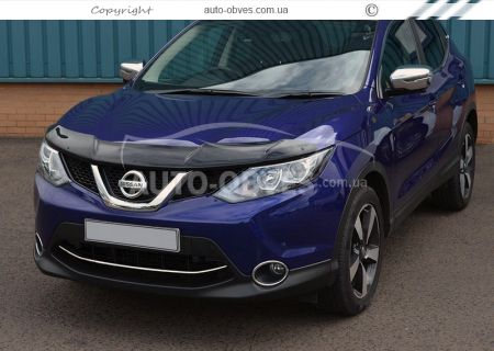 Дефлектор капоту Nissan Qashqai 2014-2017 фото 4