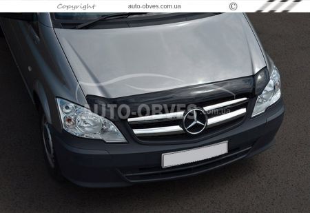 Дефлектор капоту Mercedes Viano 2010-2014 фото 4
