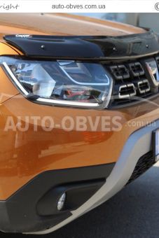 Дефлектор капота мухобойка Renault Duster 2018-… - тип: турция фото 5
