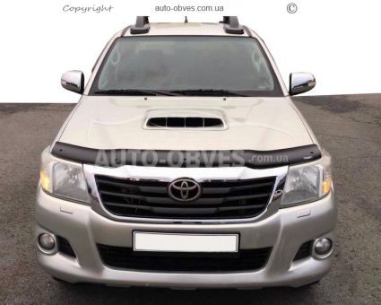 Дефлектор капоту Toyota Hilux 2012-2015 фото 5