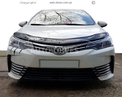 Hood deflector flyswatter Toyota Corolla 2013-2019 - type: Turkey фото 3