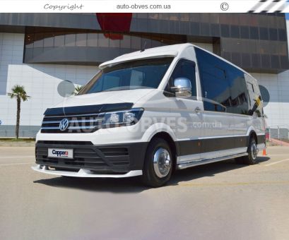 Дефлектор капота мухобойка Volkswagen Crafter 2017-... - тип: турция фото 4