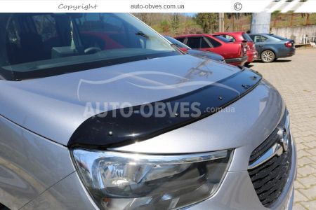 Bonnet deflector flyswatter Opel Combo 2019-... - type: turkey фото 3