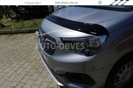 Дефлектор капота мухобойка Opel Combo 2019-... - тип: турция фото 4