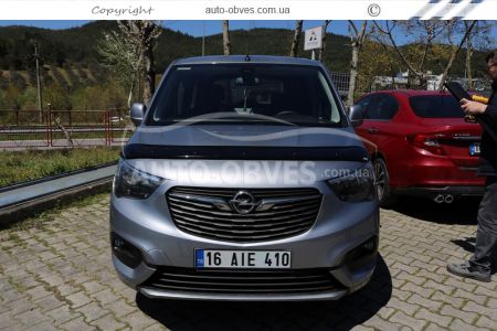 Bonnet deflector flyswatter Opel Combo 2019-... - type: turkey фото 5